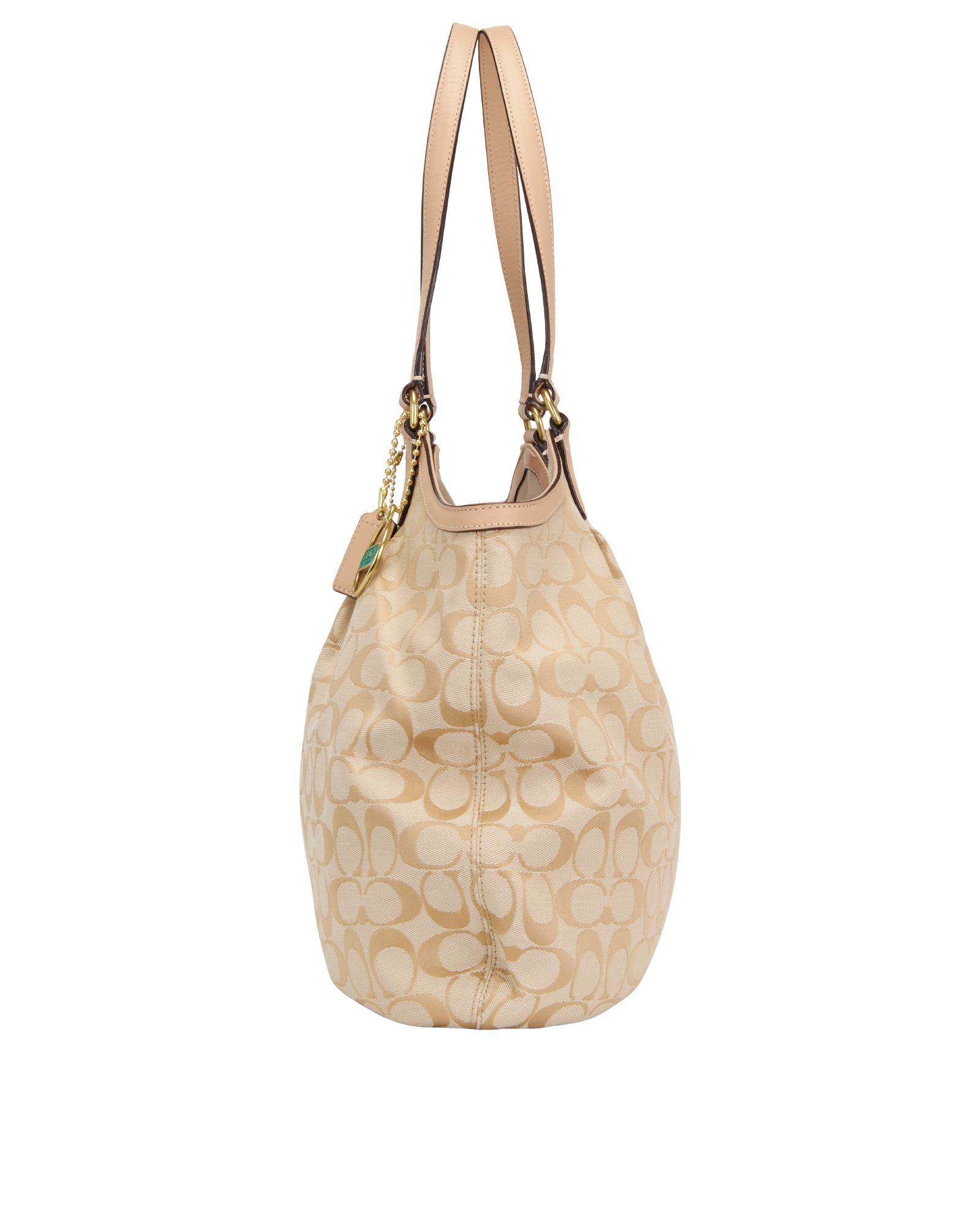 Devin Tote, &pound;250, Handbags, Beige, Canvas, Bottom view